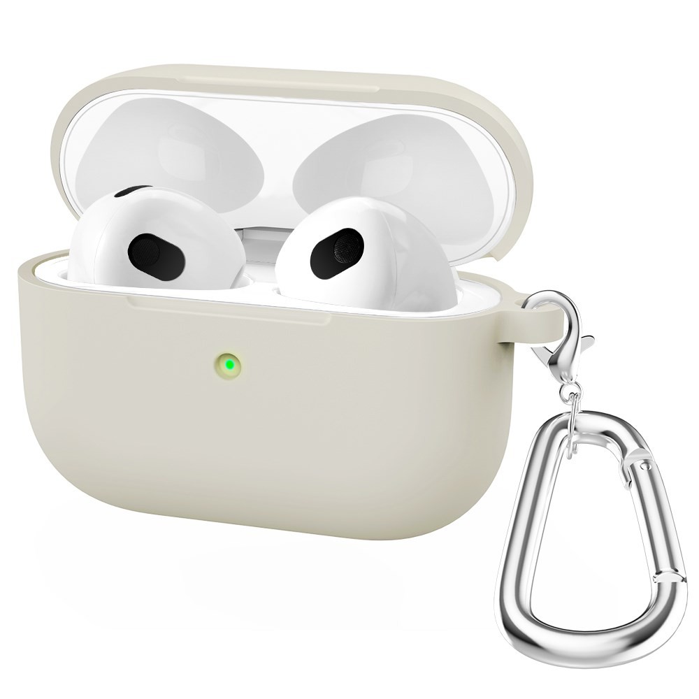 Apple AirPods 3 Θήκη Σιλικόνης Beige