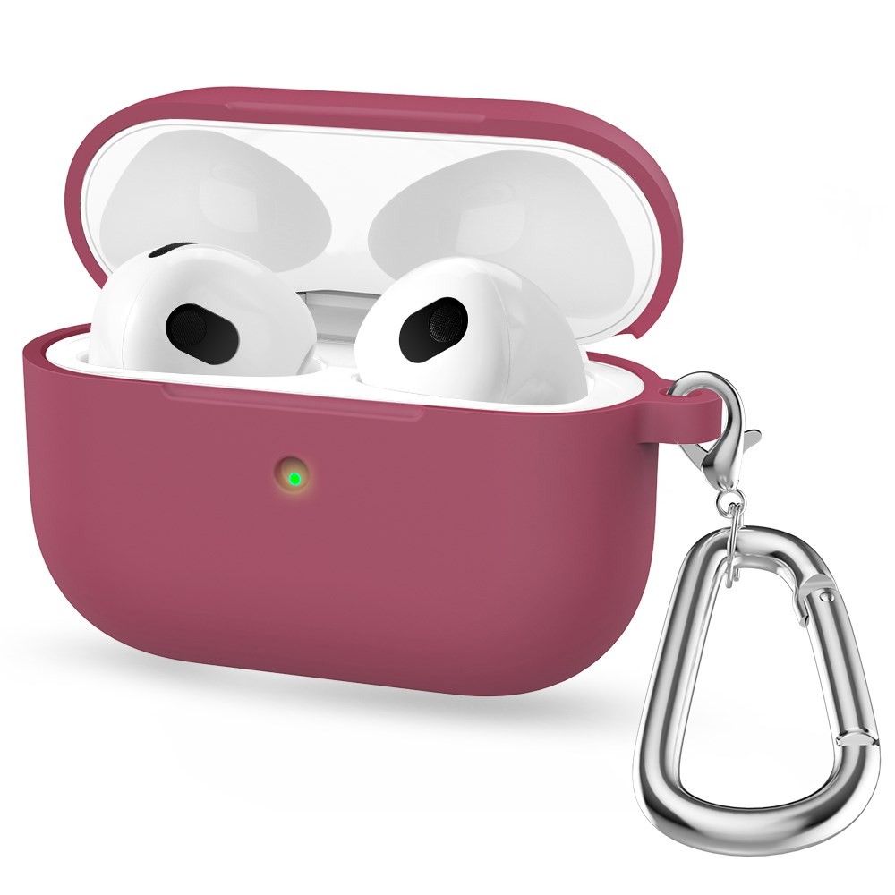 Apple AirPods 3 Θήκη Σιλικόνης Rose Red