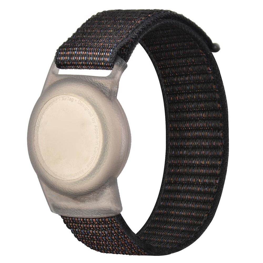 Apple AirTag Θήκη Καρπού Nylon Black