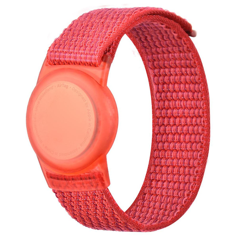 Apple AirTag Θήκη Καρπού Nylon Red