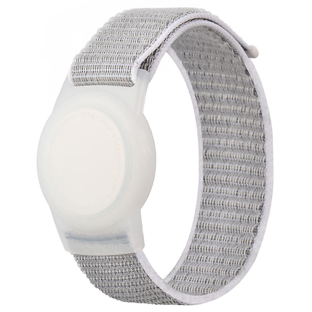 Apple AirTag Θήκη Καρπού Nylon Light Grey