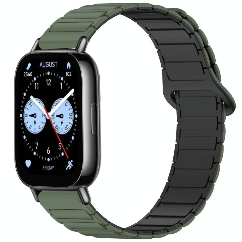 Xiaomi Redmi Watch 5 Lite Λουράκι Σιλικόνης Dark Green/Black
