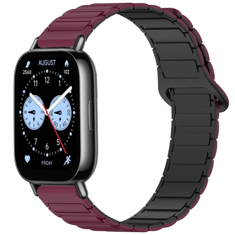 Xiaomi Redmi Watch 5 Lite Λουράκι Σιλικόνης Wine Red/Black