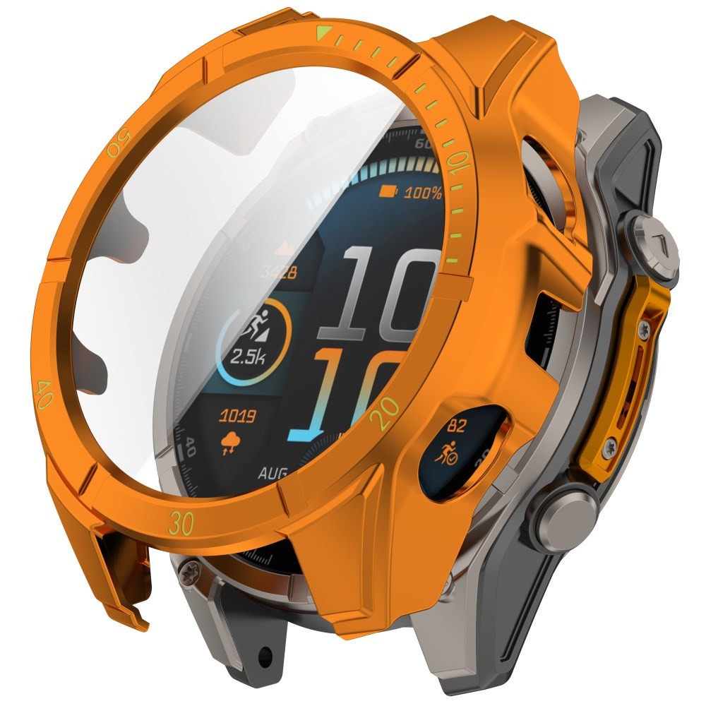 Garmin Fenix 8 - 51mm Σκληρή Θήκη και Προστασία Οθόνης Orange/Green
