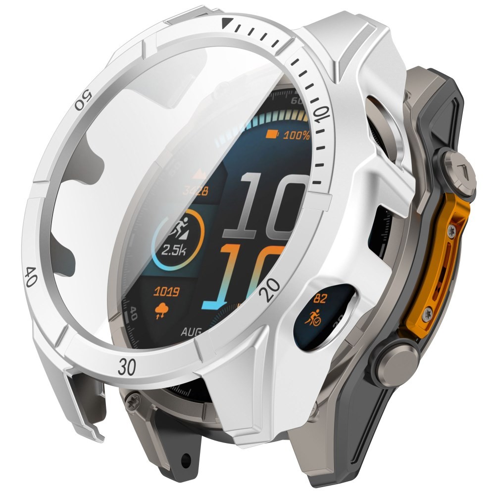 Garmin Fenix 8 Solar - 51mm Σκληρή Θήκη και Προστασία Οθόνης Silver/Black