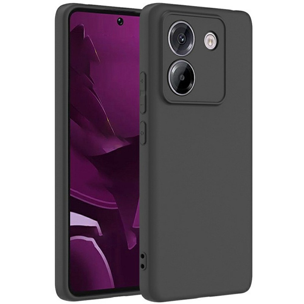 Xiaomi Poco M7 Pro 5G Soft Matte Θήκη Σιλικόνης Black
