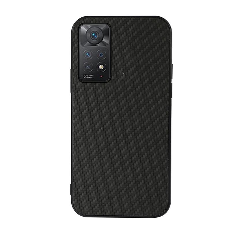Xiaomi Redmi Note 11 Pro 4G / 5G Carbon Fiber Σκληρή Θήκη Carbon Fiber/Black
