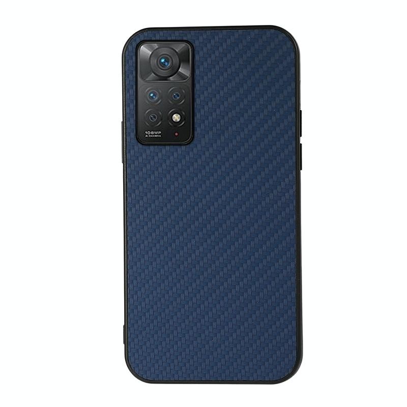Xiaomi Redmi Note 11 Pro 4G / 5G Carbon Fiber Σκληρή Θήκη Carbon Fiber/Blue