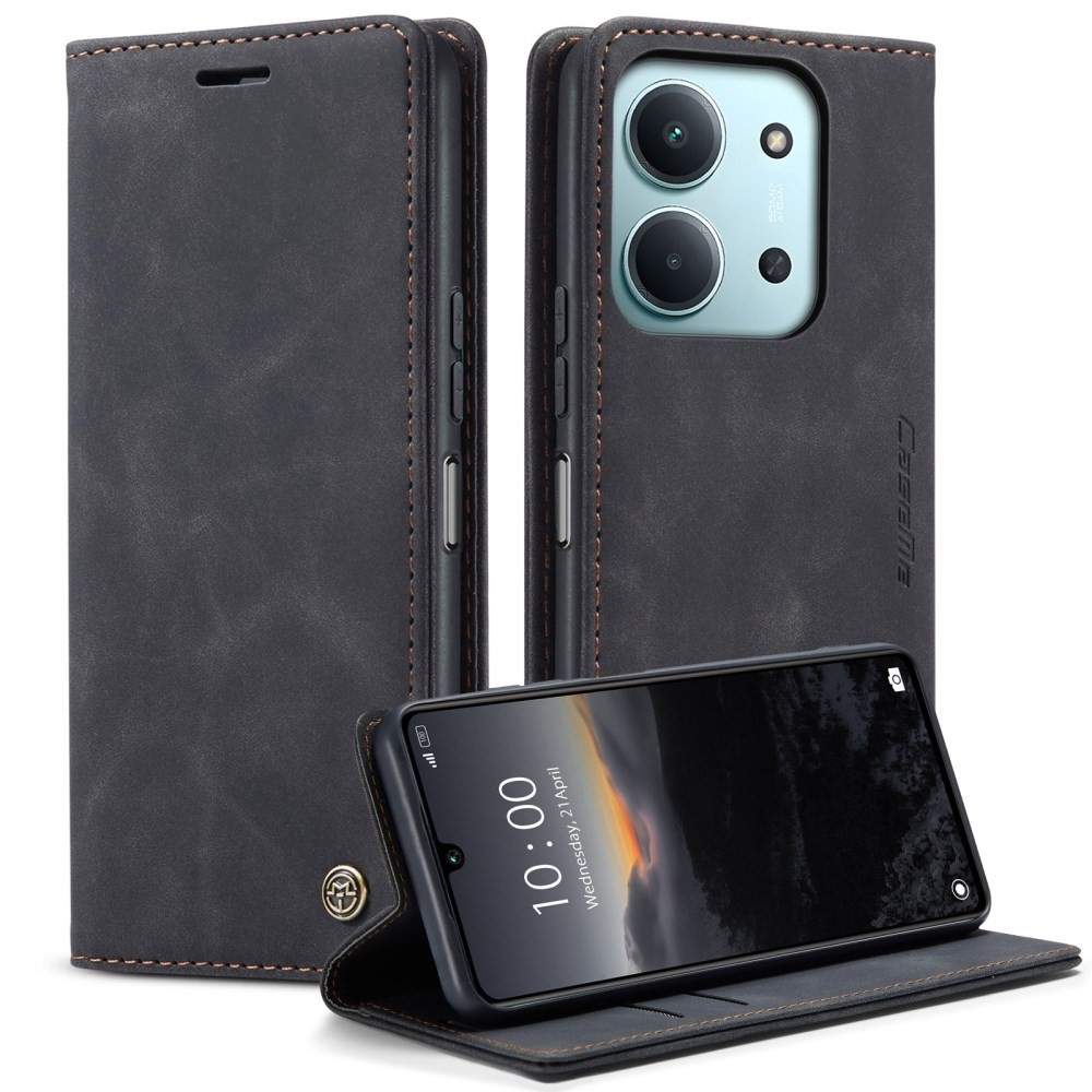 Xiaomi Redmi 15C 4G-5G / Poco C85 4G CaseMe 013 Retro Θήκη Βιβλίο Black