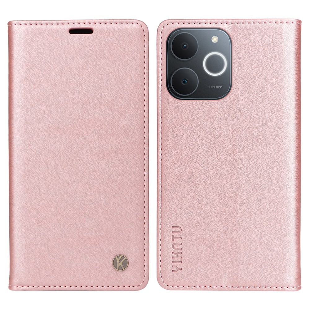 Realme Note 70T 4G YIKATU YK-001 Θήκη Βιβλίο Rose Gold