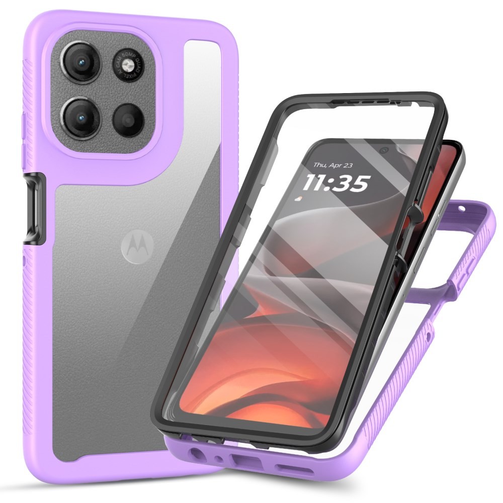 Motorola Moto G86 5G 360 Degrees Coverage Σκληρή Θήκη Purple