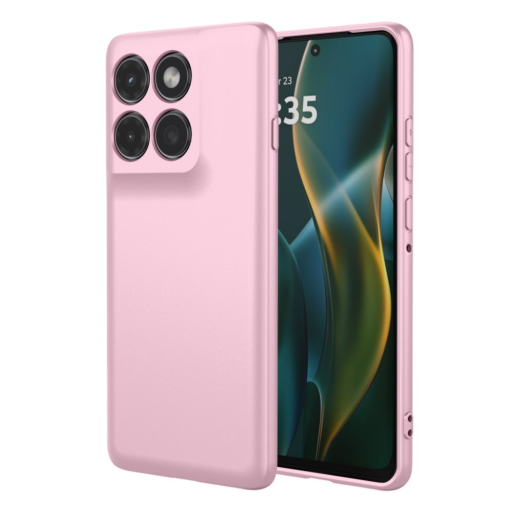 Motorola Edge 60 Pro 5G Smooth Θήκη Σιλικόνης Pink