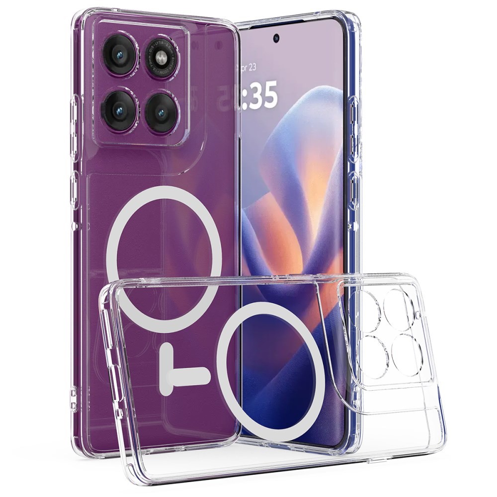 Motorola Edge 60 Pro 5G MagSafe TPU+Acrylic Σκληρή Θήκη Transparent