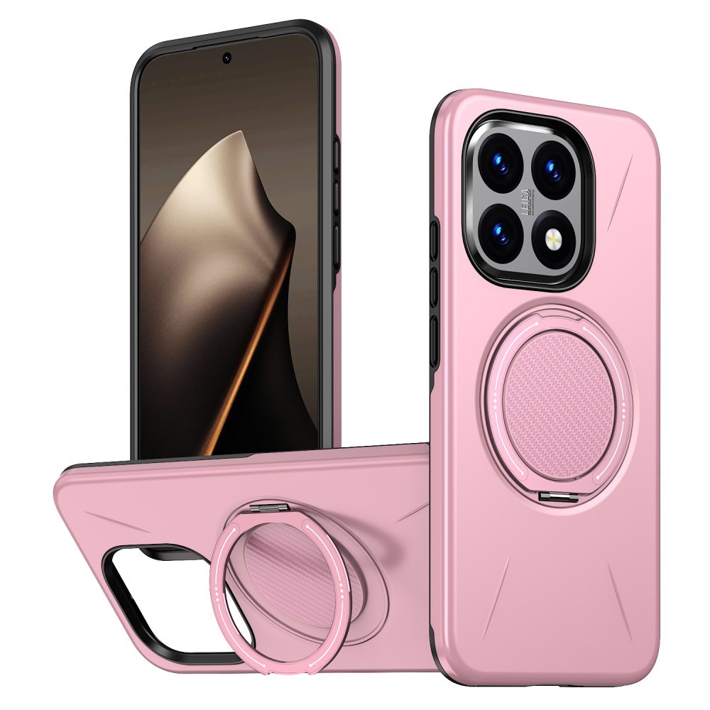 Xiaomi 15T 5G Premium MagSafe Σκληρή Θήκη με Δαχτυλίδι Pink