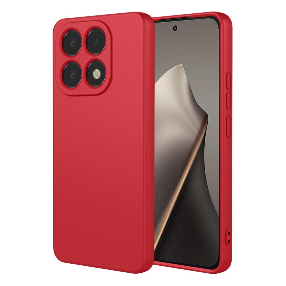 Xiaomi 15T 5G Smooth Θήκη Σιλικόνης Rose Red