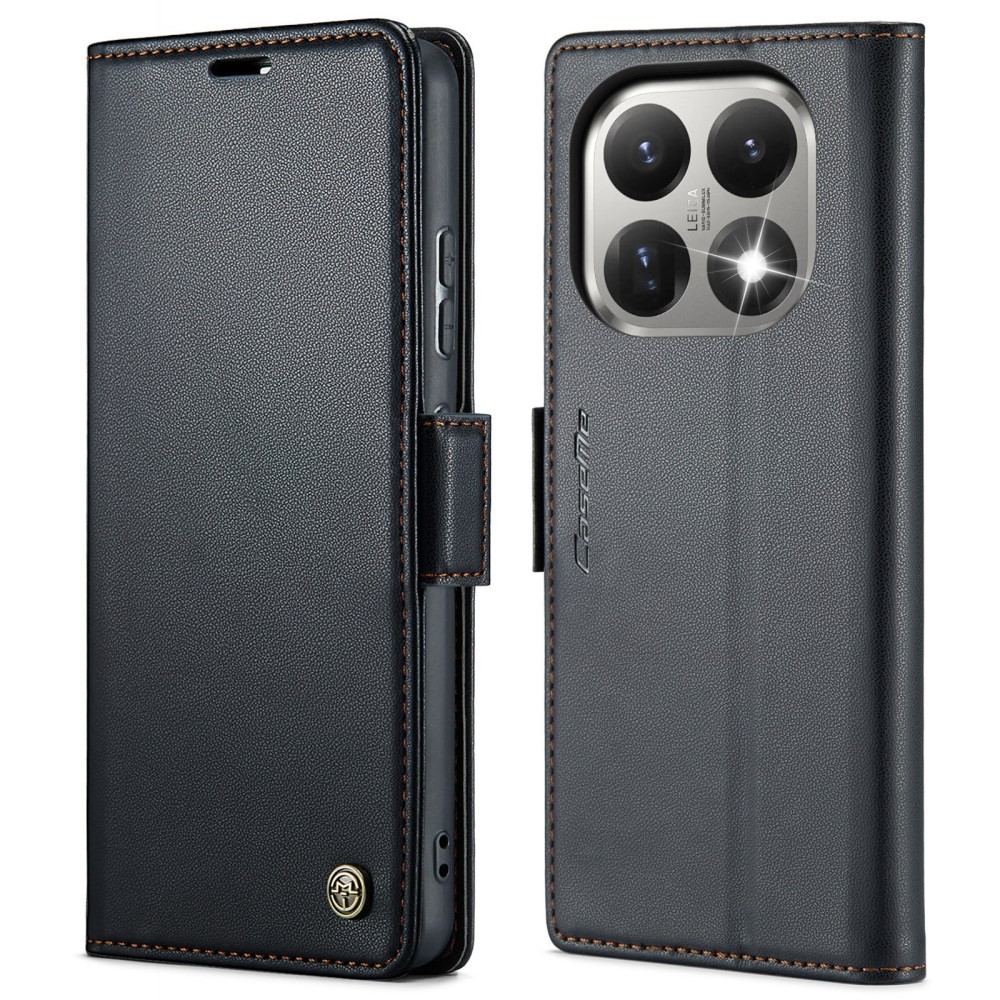Xiaomi 15T 5G CaseMe 023 Luminus Θήκη Πορτοφόλι Black