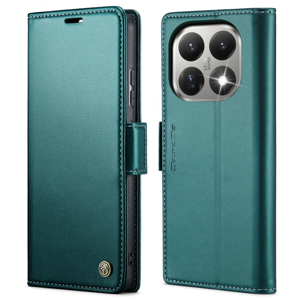 Xiaomi 15T 5G CaseMe 023 Luminus Θήκη Πορτοφόλι Green