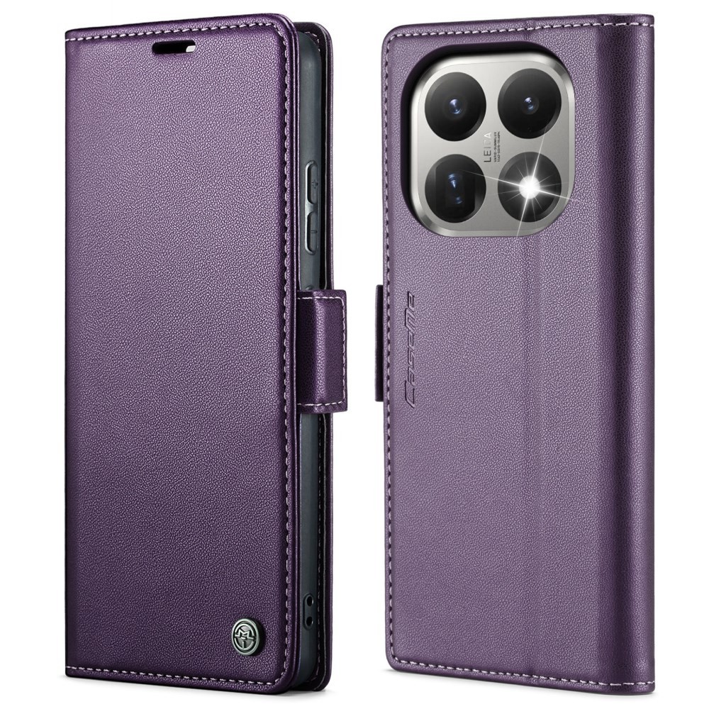 Xiaomi 15T 5G CaseMe 023 Luminus Θήκη Πορτοφόλι Purple