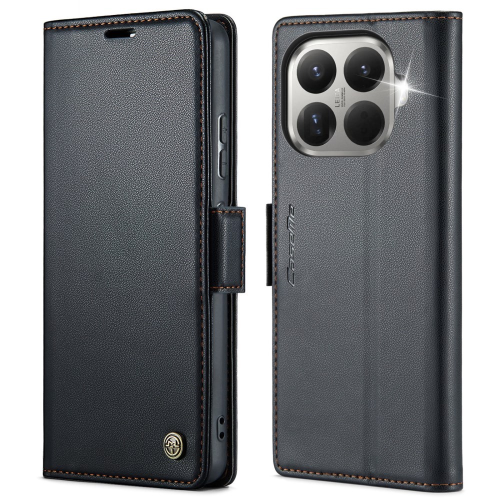 Xiaomi 15T Pro 5G CaseMe 023 Luminus Θήκη Πορτοφόλι Black