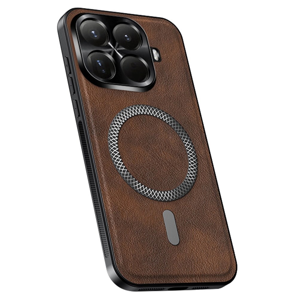 Xiaomi 15T Pro 5G Plain Magsafe Σκληρή Θήκη Brown