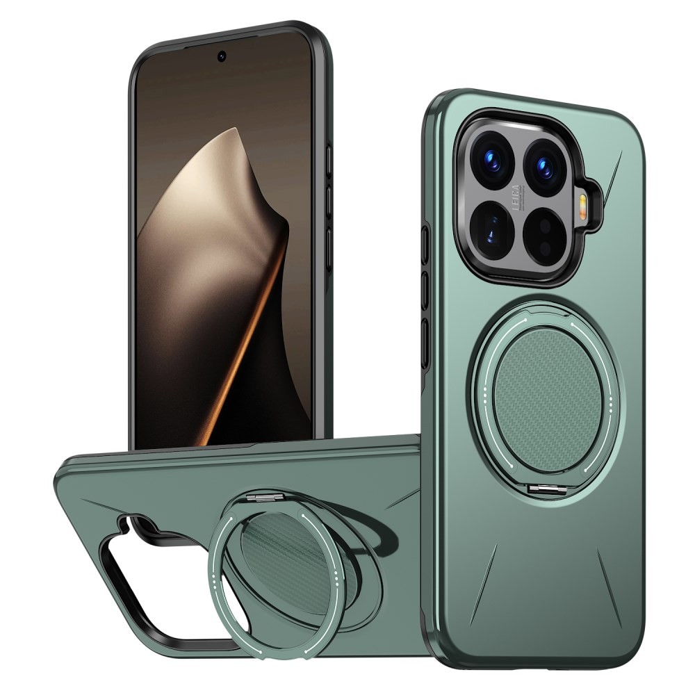 Xiaomi 15T Pro 5G Premium MagSafe Σκληρή Θήκη με Δαχτυλίδι Green