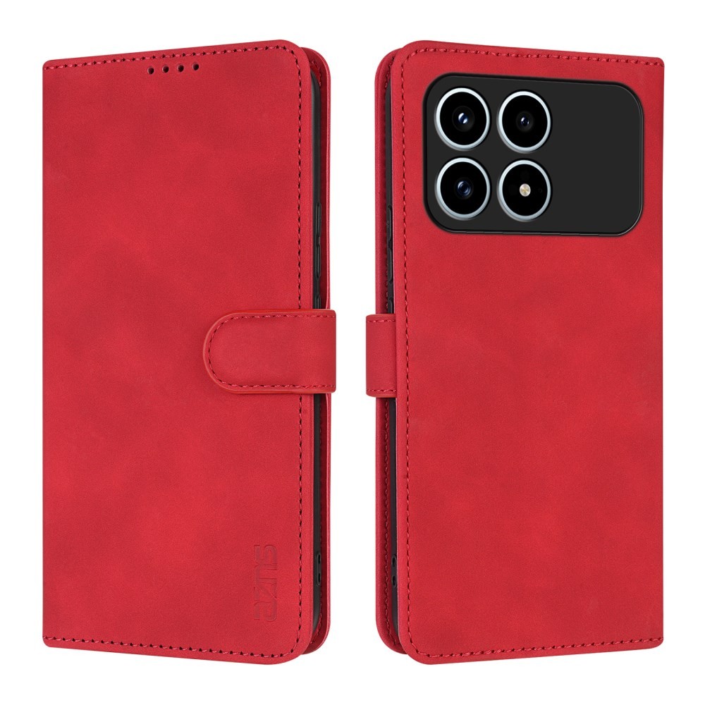 Xiaomi Poco F8 Pro 5G AZNS Magnetic Θήκη Πορτοφόλι Red