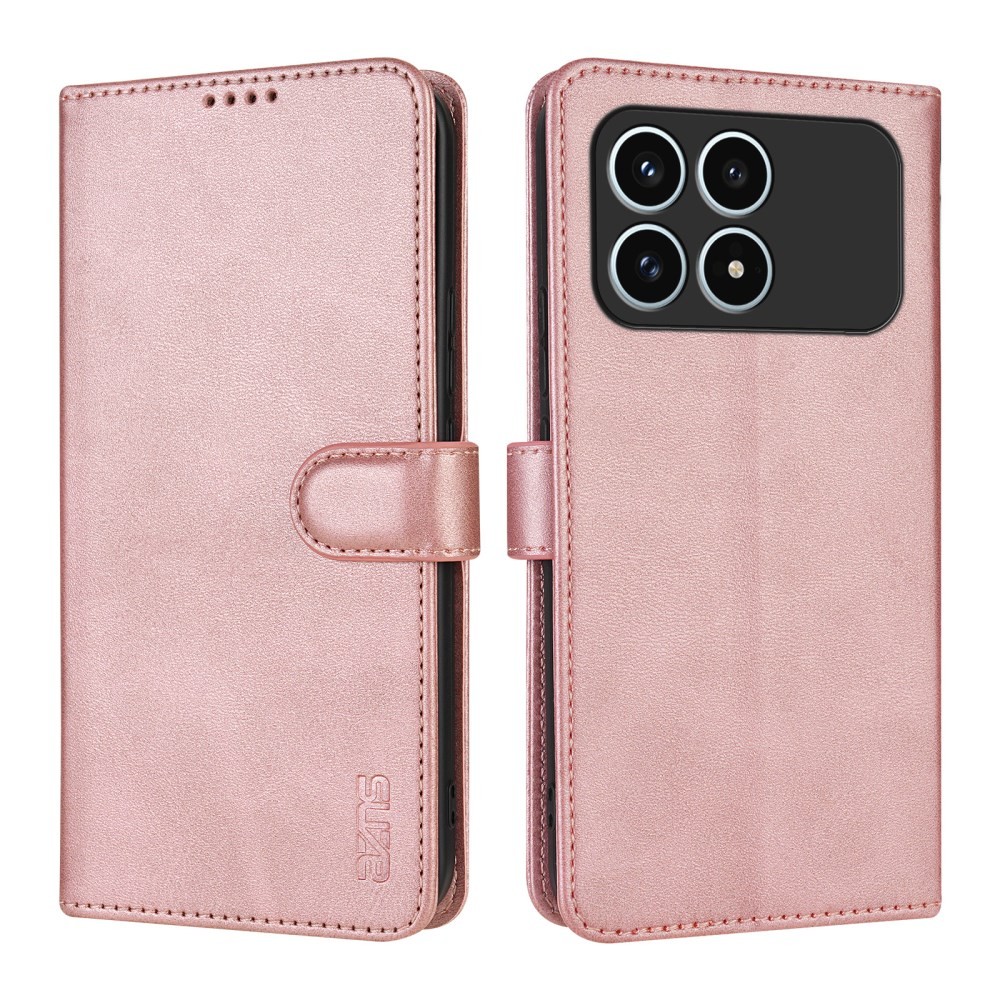 Xiaomi Poco F8 Pro 5G AZNS Magnetic Θήκη Πορτοφόλι Rose Gold