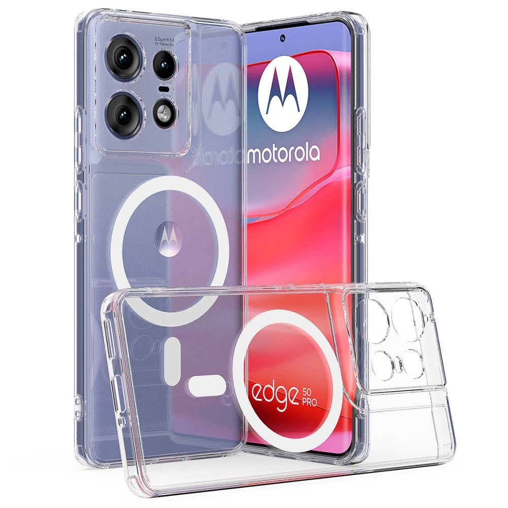 Motorola Edge 50 Pro 5G MagSafe TPU+Acrylic Σκληρή Θήκη Transparent