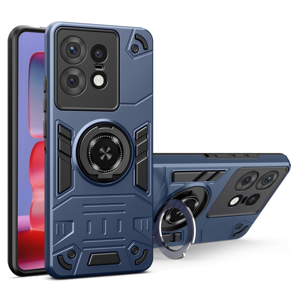 Motorola Edge 50 Pro 5G Martial Σκληρή Θήκη με Δαχτυλίδι Dark Blue