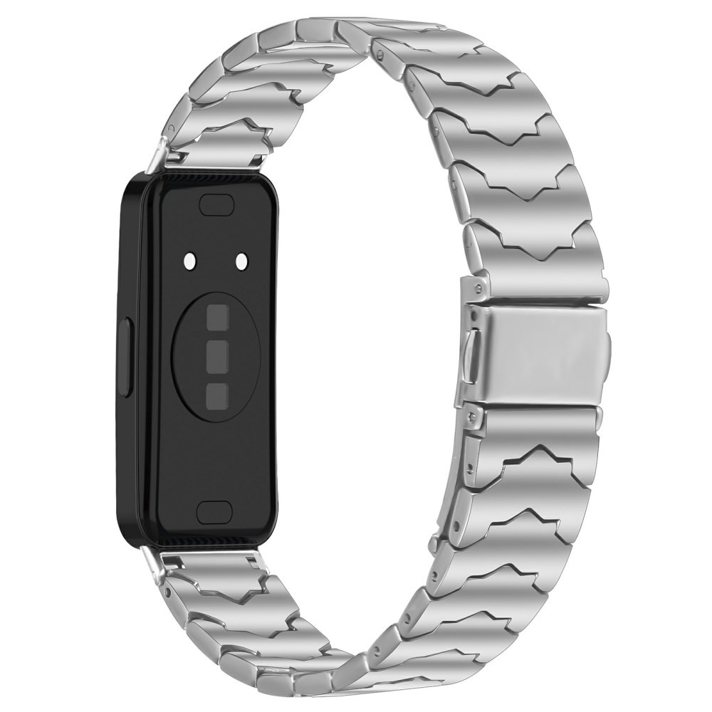 Xiaomi Smart Band 8/9/10 Λουράκι Από Ανοξείδωτο Ατσάλι Silver