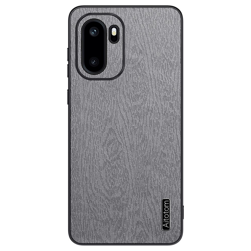 OnePlus 15R 5G Wood Σκληρή Θήκη Grey