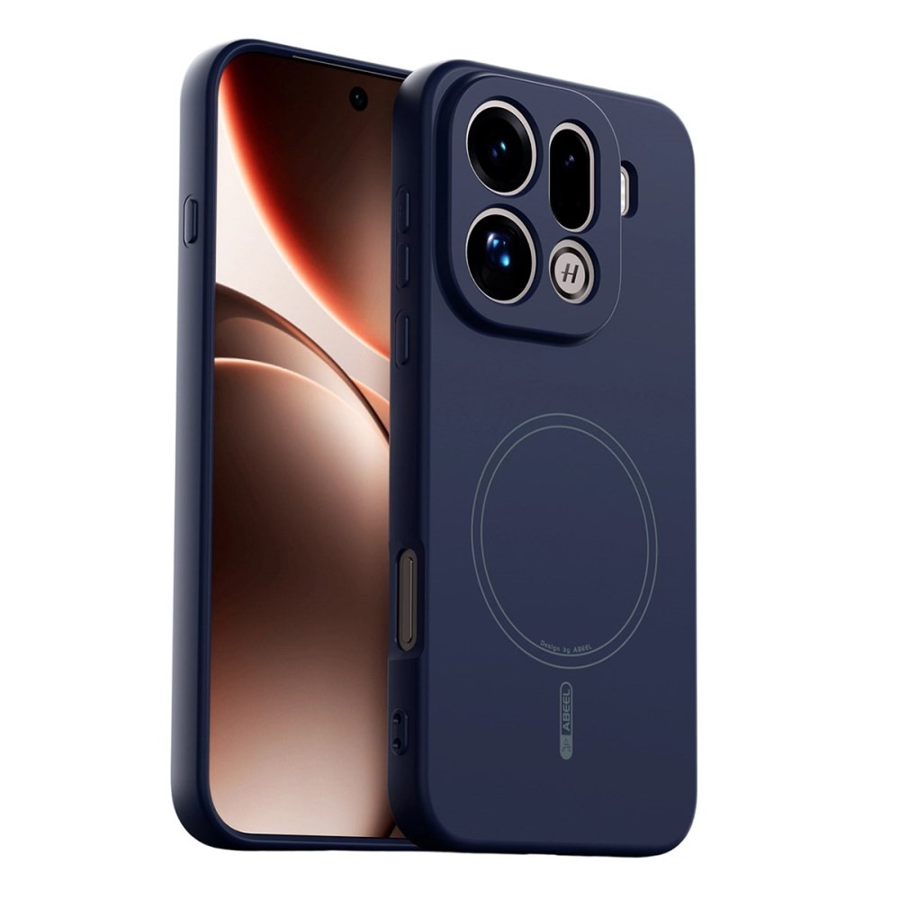 Oppo Find X9 Pro 5G ABEEL Liquid Silicone Magsafe Θήκη Σιλικόνης Dark Blue