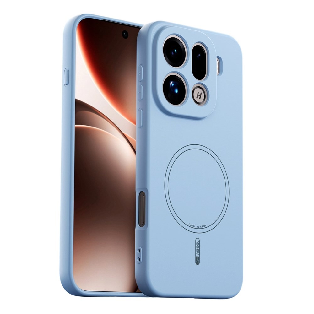 Oppo Find X9 Pro 5G ABEEL Liquid Silicone Magsafe Θήκη Σιλικόνης Sky Blue