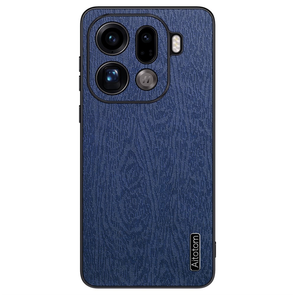 Oppo Find X9 Pro 5G Wood Σκληρή Θήκη Blue