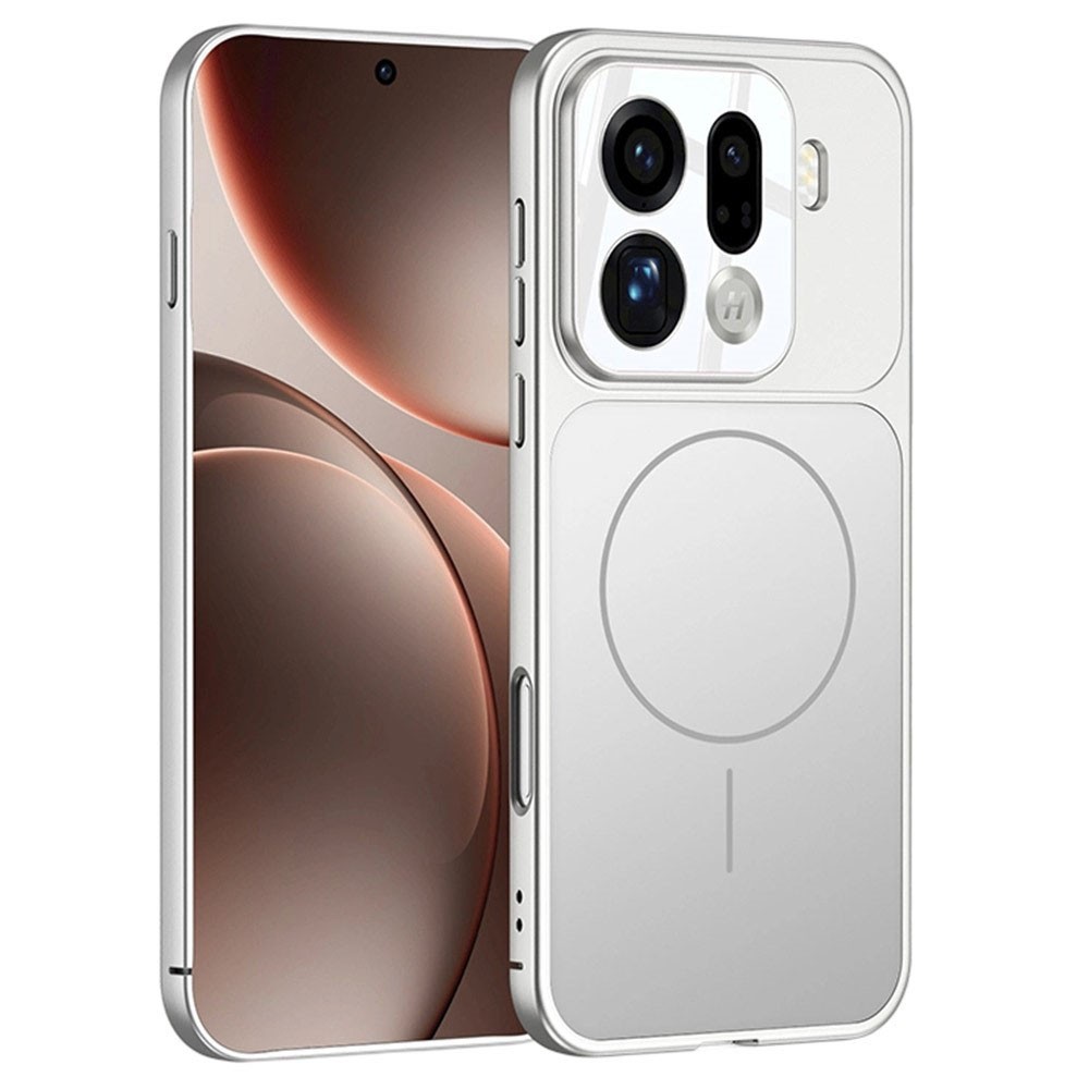 Oppo Find X9 Pro 5G GKK Matte Magnetic Σκληρή Θήκη Silver