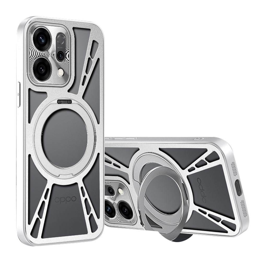 Oppo Find X9 5G Νο Heat Σκληρή Θήκη-Πλαίσιο Silver