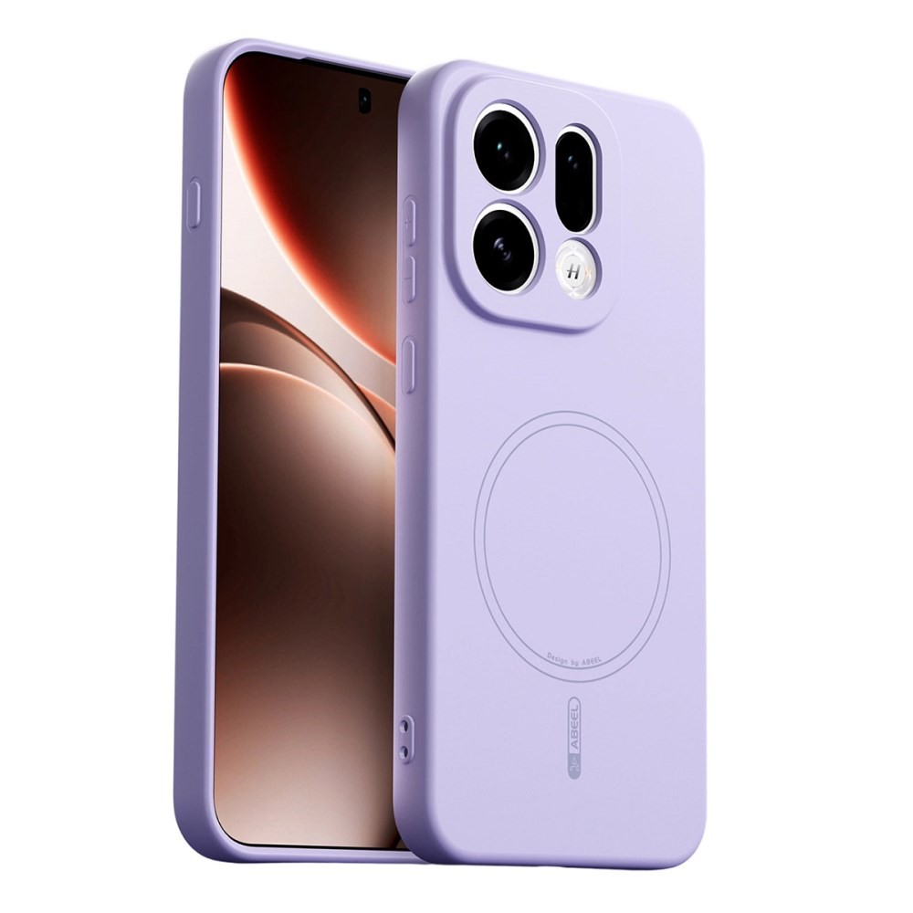 Oppo Find X9 5G ABEEL Liquid Silicone Magsafe Θήκη Σιλικόνης Purple