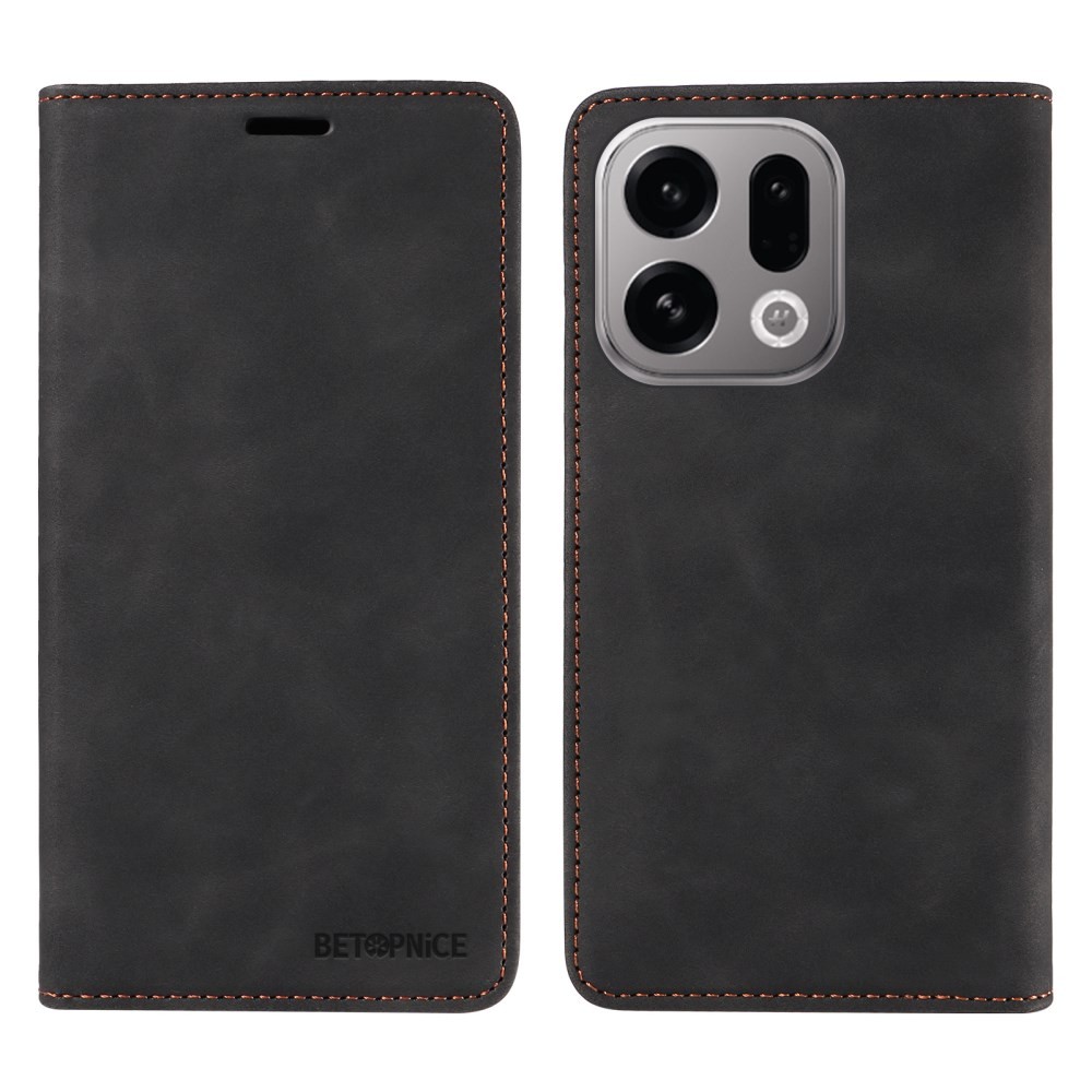 Oppo Find X9 5G BETOPNICE 003 Θήκη Βιβλίο Black