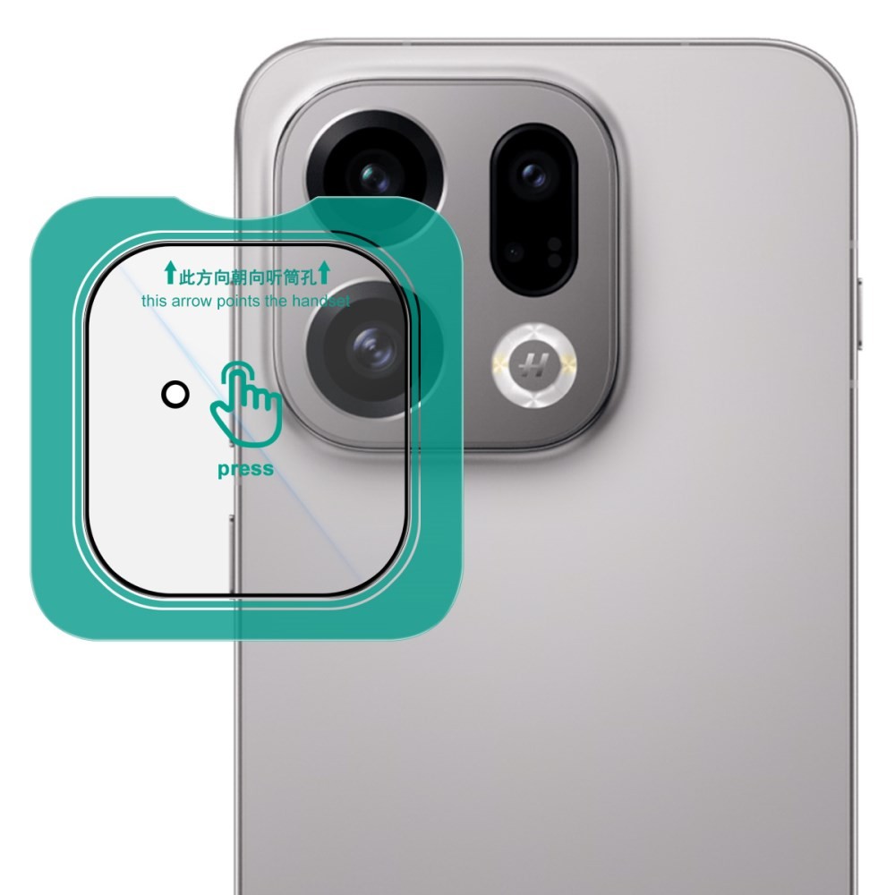 Oppo Find X9 5G IMAK Easy Install Τζαμάκι για Κάμερα Transparent