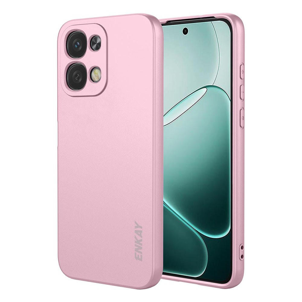 Oppo A6 Pro 4G/5G ENKAY Liquid Θήκη Σιλικόνης Pink