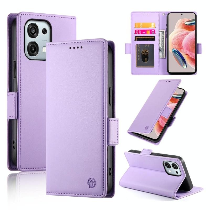 Oppo A6 Pro 4G/5G Double Buckle Θήκη Πορτοφόλι Purple