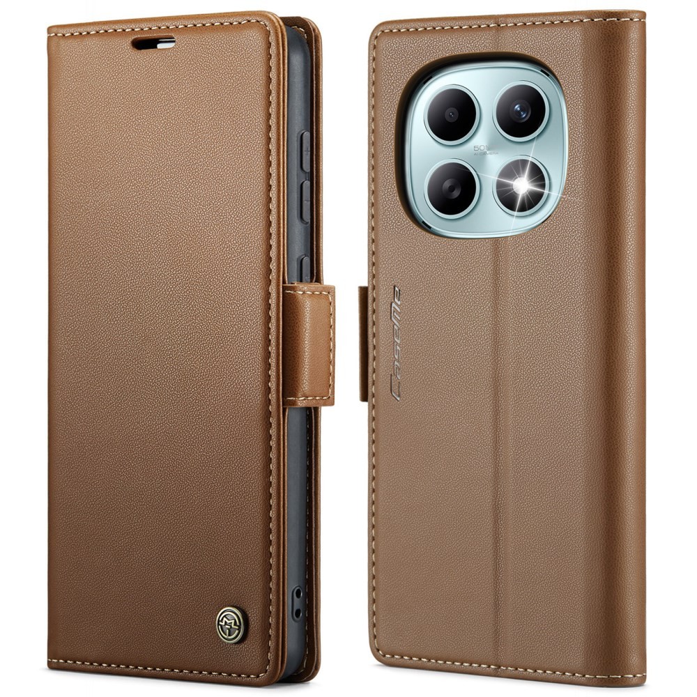 Xiaomi Redmi Note 15 5G/Poco M8 5G CaseMe 023 Luminus Θήκη Πορτοφόλι Brown