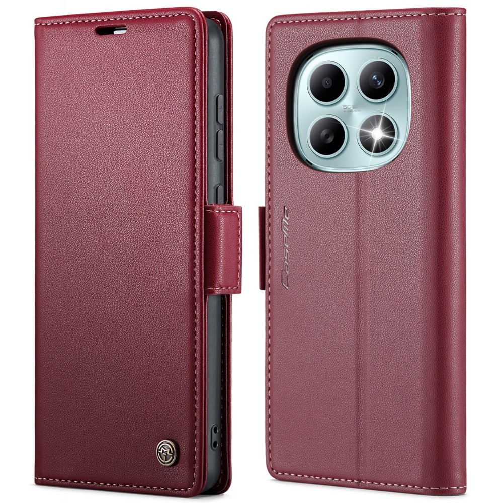 Xiaomi Redmi Note 15 5G/Poco M8 5G CaseMe 023 Luminus Θήκη Πορτοφόλι Wine Red
