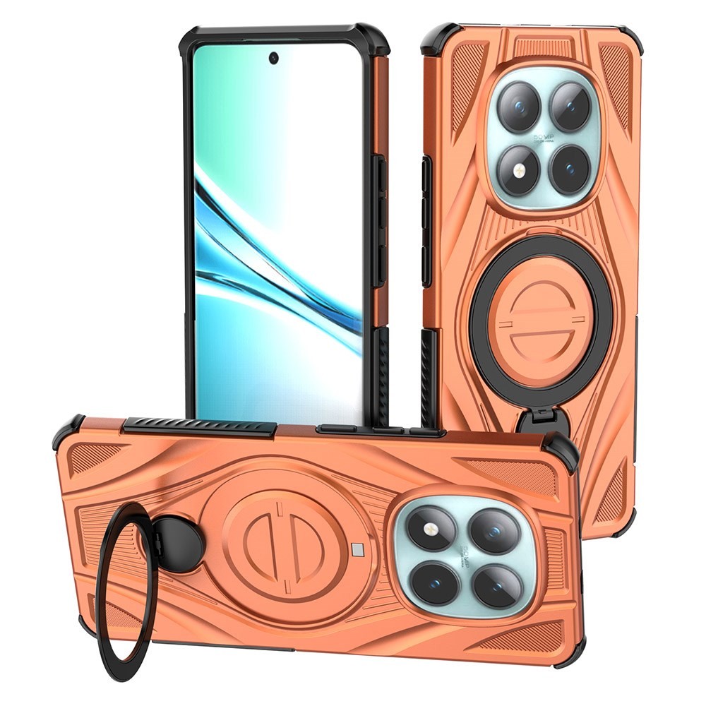 Xiaomi Redmi Note 15 5G/Poco M8 5G Dynamic MagSafe Σκληρή Θήκη με Δαχτυλίδι Orange