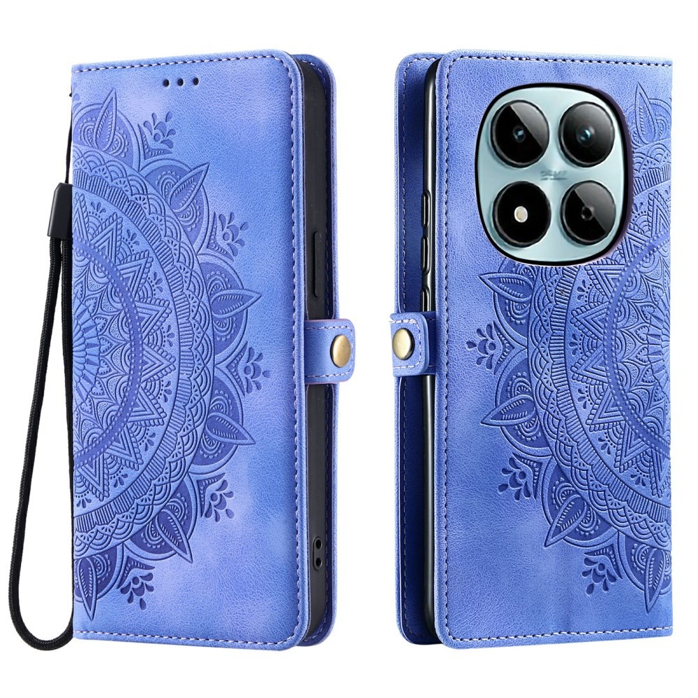 Xiaomi Redmi Note 15 Pro 5G Mandala Flower Θήκη Πορτοφόλι Purple