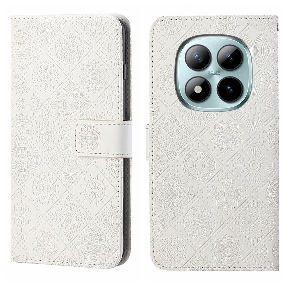 Xiaomi Redmi Note 15 Pro 5G Ethnic Style Θήκη Πορτοφόλι White