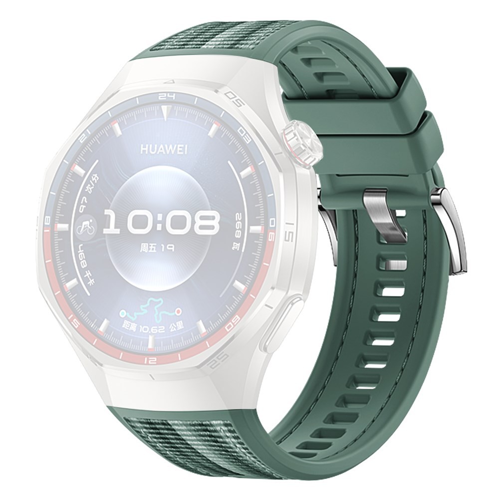 Huawei Watch GT 6 Pro - 46mm Λουράκι απο Νάιλον και Σιλικόνη Green