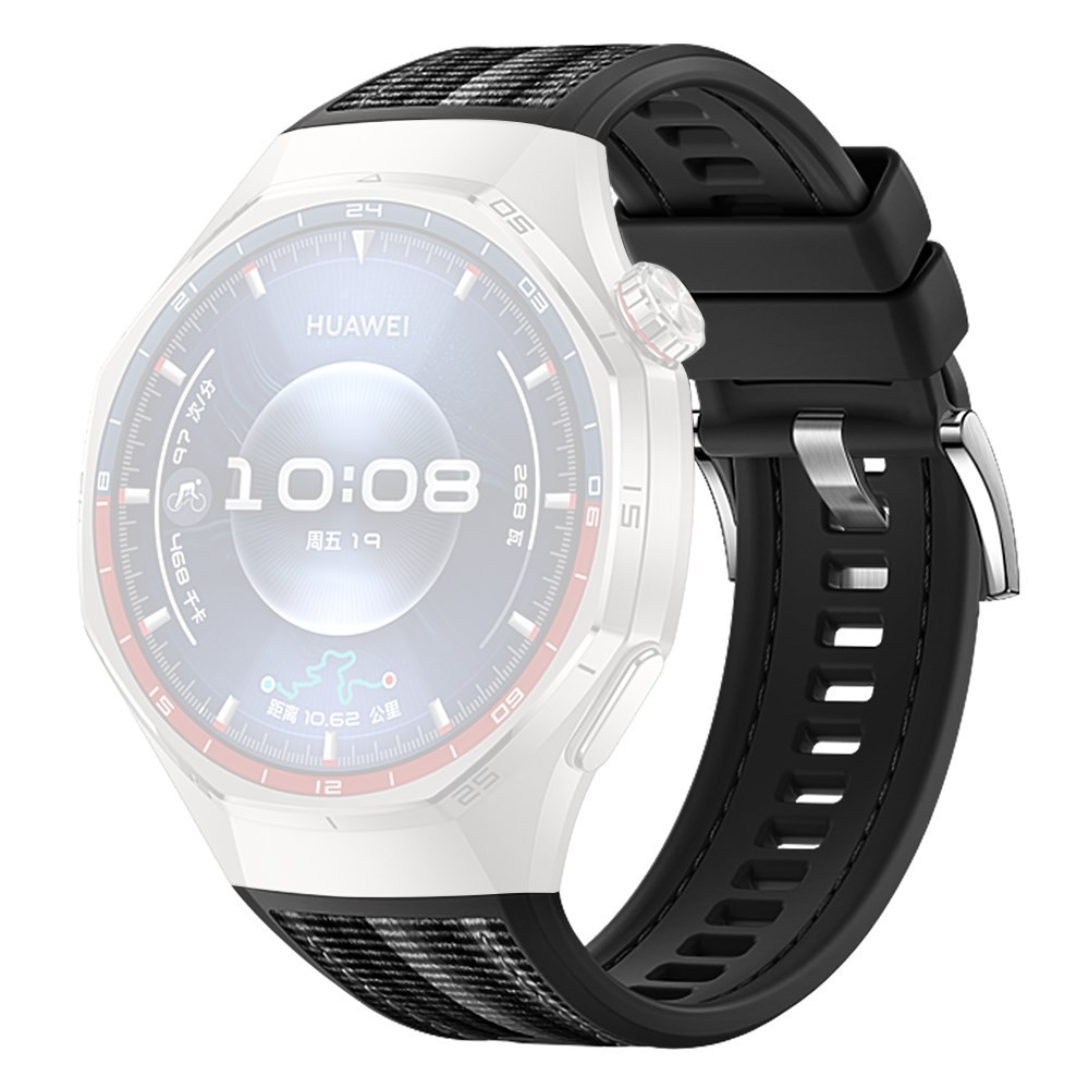 Huawei Watch GT 6 Pro - 46mm Λουράκι απο Νάιλον και Σιλικόνη Black