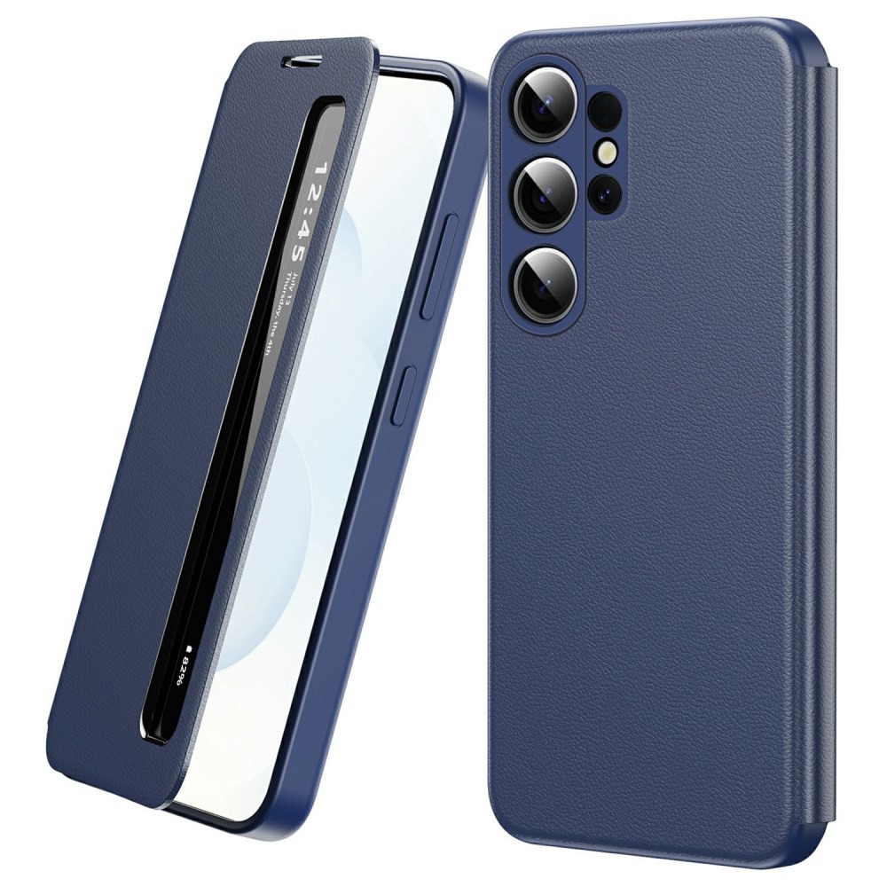 Samsung Galaxy S26 Ultra 5G Smart View Window Θήκη Βιβλίο Blue