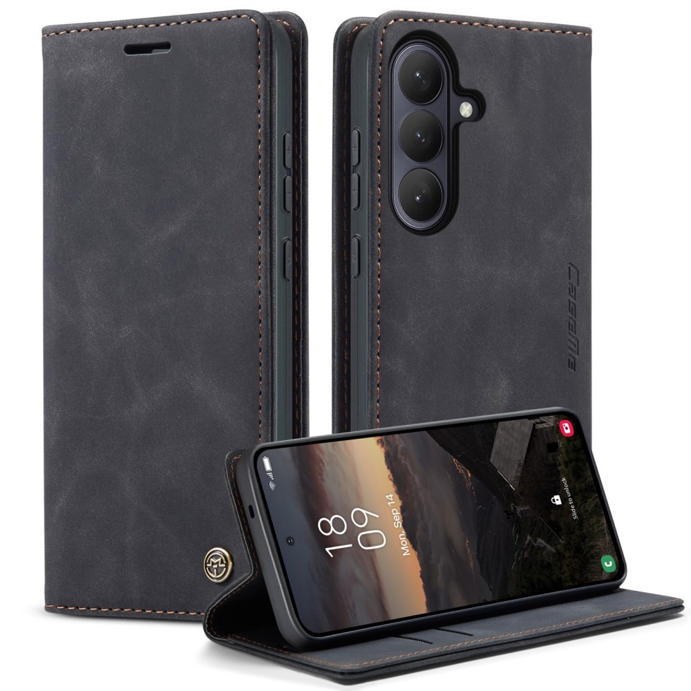 Samsung Galaxy S26 5G CaseMe 013 Retro Θήκη Βιβλίο Black